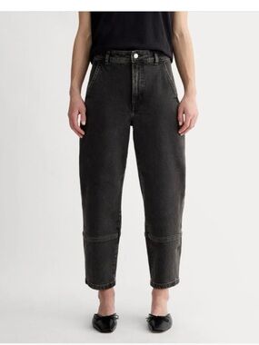 Everlane Utility Barrel Pant in Washed Black Size 27 Regular